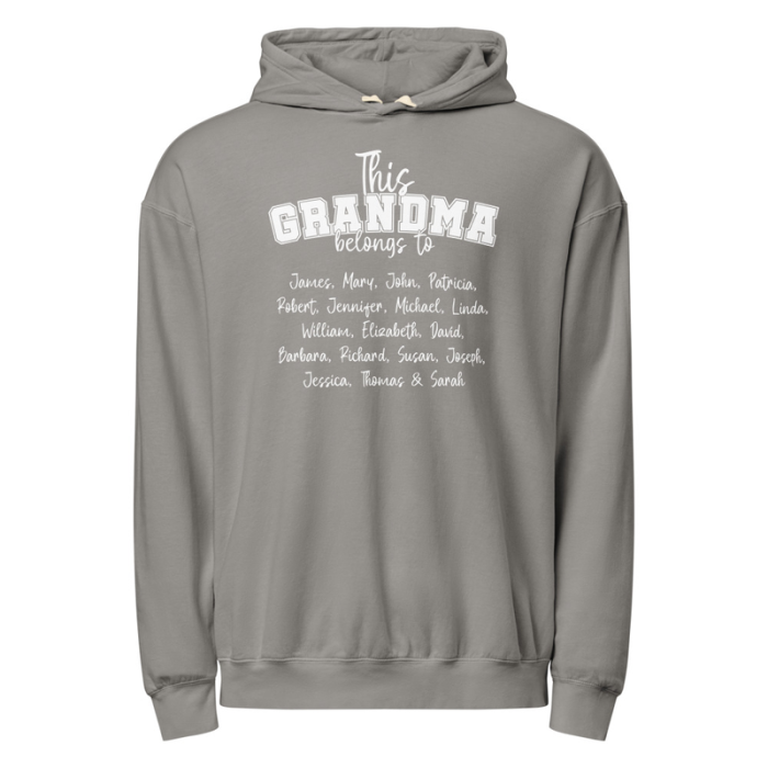 This Grandma Belongs To - Lightweight Hoodie