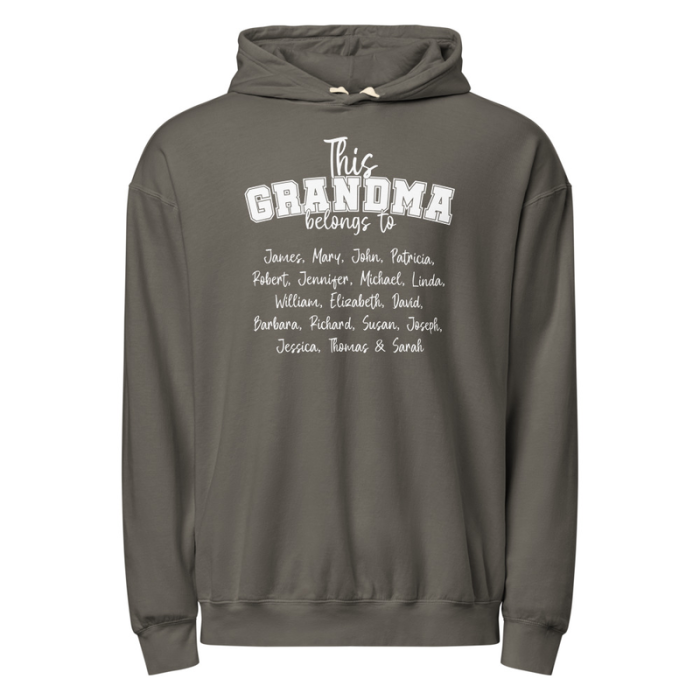 This Grandma Belongs To - Lightweight Hoodie