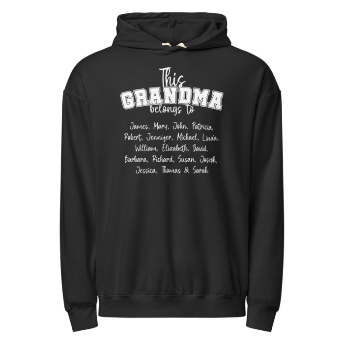 This Grandma Belongs To - Lightweight Hoodie