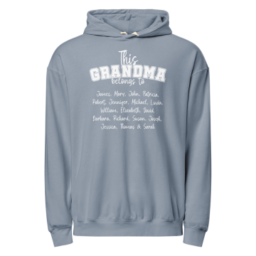 This Grandma Belongs To - Lightweight Hoodie
